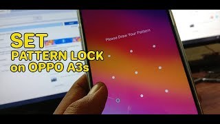 How to set Pattern Lock on Screen OPPO A3s [upl. by Nicoli]