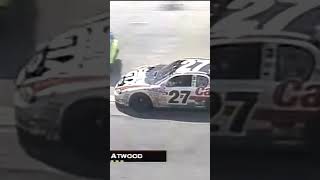 Stefanik Fedewa and Atwood crash early in the 2000 CheezIt 250 nascar shorts [upl. by Zoellick569]