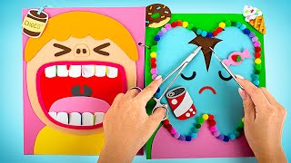 Become a Dentist 🦷✨ Dental Clinic Playbook DIY 💖 RolePlay Game by Slick Slime Sams Maker World [upl. by Snave]