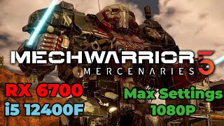 MechWarrior 5 Mercenaries  RX 6700  i5 12400f  Max Settings  Benchmark [upl. by Blainey966]