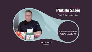 Guillermo Ramírez de Hamburguesas Memorables  Hamburguesa casera  Platillo Sabio [upl. by Sirhc]