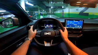 New DACIA DUSTER 2024  NIGHT POV test drive PURE DRIVING TCe 130 HP [upl. by Pickford]