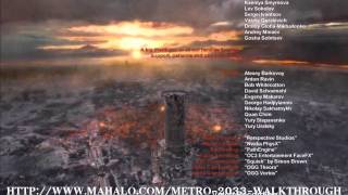 Metro 2033 Walkthrough  End Credits [upl. by Fablan]