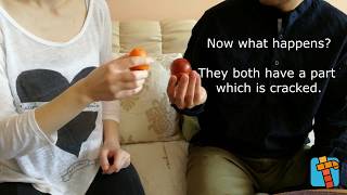 Serbian Easter tradition  egg cracking [upl. by Panta]