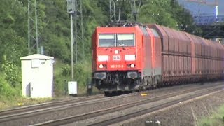 Züge zwischen Sinzig und Bad Breisig 3x BR185 6x BR101 2x BR146 4x BR460 [upl. by Akenna47]