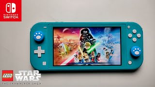 Lego Star Wars The Skywalker Saga Nintendo Switch Lite Gameplay [upl. by Ariet]