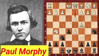 Poul Morphy vs Alphonse Delannoy morphy chess gameall famous chess of morphy morphy best games [upl. by Annala]