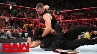 Dean Ambrose unleashes a stunning assault on Seth Rollins Raw Oct 22 2018 [upl. by Liagabba]