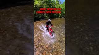 Smoky Mountain 500 Charlies creek on the Honda CRF450RL honda hondacrf450rl creek watercrossing [upl. by Lazor641]