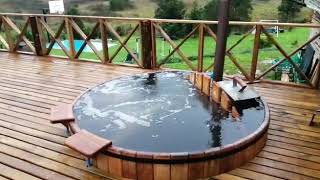 Tinaja de rauli con jacuzzi entregada en Valdivia👍 [upl. by Pontius]