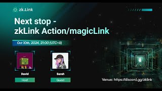 Community AMA  Next Stop  zkLink ActionmagicLink [upl. by Reivaj]