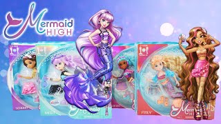 Mermaid High Animated Series Fashion Dolls Searra Finly Oceanna and Mari [upl. by Deroo]