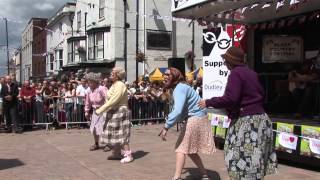 Dancing Grannies  FIZZOGS in HD Facebook Phenomenon  Stourbridge Carnival 2014 [upl. by Yrakcaz]