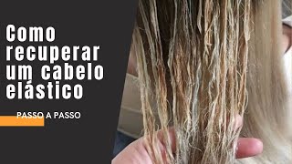 COMO RECUPERAR UM CABELO DANIFICADO E EMBORRACHADO DE PRIMEIRA [upl. by Suhpesoj805]