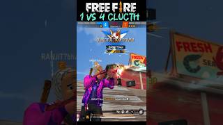 1 vs 4 clucth desert eagle ± best song ®® freefire viralshort shortfeed 1v4clutch [upl. by Conant]