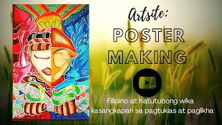 POSTERMAKING BUWAN NG WIKA 2022 Filipino at mga katutubong wika kasangkapan sa pagtuklas at paglikha [upl. by Sile]