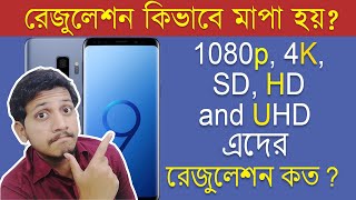 How Resolution is Measured  1080p 4K SD HD and UHD Details explained in bangla [upl. by Wenger958]