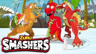 SMASHERS Xmas Marks The Spot Holiday Special  Zuru  Smashers World  Kids Cartoons [upl. by Ilyak]