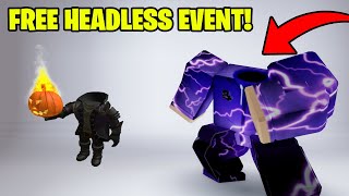 NEW ROBLOX EVENT LEAKED WITH FREE HEADLESS 😱😎 [upl. by Sibel]