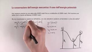 La conservazione dell’energia meccanica il caso dell’energia potenziale [upl. by Ettennek]