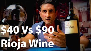 40 Vs 90 Rioja Wines  Bodegas Muga  Tasting with Julien Episode 7 [upl. by Kcitrap599]