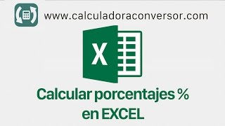 Calcular porcentajes en Excel ¿cómo se hace [upl. by Wolff]