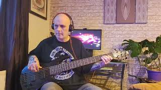 Metallica Harvester of sorrow Bass cover [upl. by Myrah]