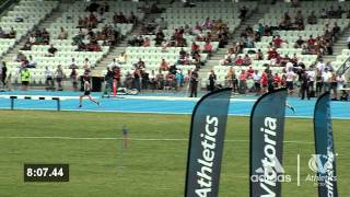 2011 Vic Schools Champs M1718 3000m [upl. by Ahsimik]