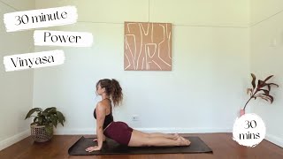 Power Vinyasa Flow  30 Minutes [upl. by Witt857]