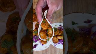 Healthier Bang Bang Shrimp Tacos shrimp shrimptacos tacotuesday foodblogger highprotein [upl. by Anola]