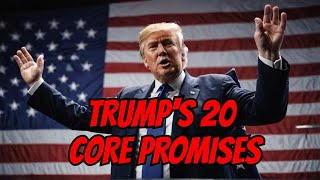 Trumps 20 Core Promises for America [upl. by Ainel]