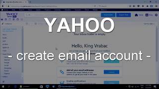 Create new yahoo email account 2017 [upl. by Dihsar184]