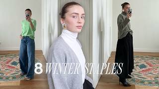 8 Pieces to Wear on Repeat right now  winter closet staples [upl. by Eissirc]