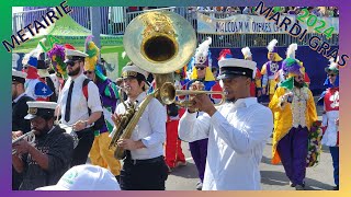 2024 Mardi Gras Day Parade in Metairie La mardigras mardigras2024 metairie [upl. by Akemad]