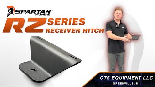 Need a receiver hitch for your Spartan RZ Series Zero Turn Install in under 10 minutes [upl. by Anikat]