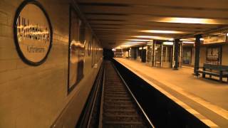 UBahn Berlin  U1 U12 Führerstandsmitfahrt  Cab Ride Wittenbergplatz  Uhlandstraße und zurück [upl. by Bertram]