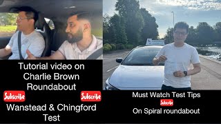 Wanstead Driving Test Route Spiral Roundabout Tutorial Video  Charlie Brown Roundabout [upl. by Notsew205]