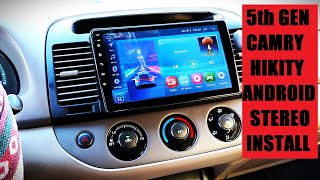 Hikity Android Stereo install on a Toyota Camry 20002006 toyotacamryandroidstereo [upl. by Iruam827]