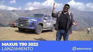 Maxus T90 2022  la camioneta china más potente del mercado Lanzamiento [upl. by Aerdnac]