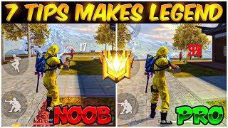 7 Tips To Improve🔥Your Gameplay In Free Fire  PRO Player कैसे बने [upl. by Schellens653]