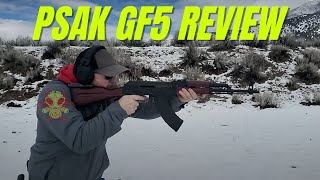 PSAK47 GF5 Forged CHF Classic ALG Red Wood Rifle Review [upl. by Leber]