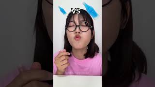 Big Water Bottle Vs Small Water Bottle Eating Challange 🤣shortstrendingytshortshumanitychallenge [upl. by Aneleve313]