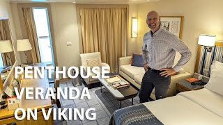 Viking Cruises Balcony Cabin Tour on Viking Yi Dun in China [upl. by Sill]