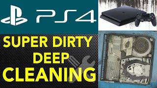 Reviving a Super Dirty PS4 A Deep Cleaning PlayStation 4 [upl. by Anialram988]