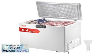 VEVOR Chest Freezer 54 Cuft  153 L Compact Deep Freezer Free Review [upl. by Ayita809]