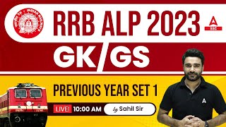 RRB ALP 2023  RRB ALP GKGS by Sahil Madaan  Previous Year Questions  Set 1 [upl. by Studner]