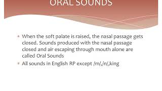 SIMPLIFIED NOTES ON VOICED VOICELESSORALNASAL AND NASALISED SOUNDS IN ENG RP [upl. by Rubia590]