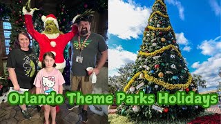 Christmas at Orlando Theme parks 2024 Holiday guide orlandoattractions christmas [upl. by Elleirol]