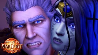 Khadgars Fall Cinematic Destruction of Dalaran  Anduin Jaina Thrall Mourn WoW War Within [upl. by Standing463]