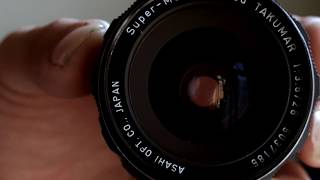 Super Multi Coated Takumar 28mm f35 test video inside outside [upl. by Ajani301]